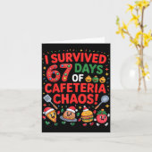 Carte I Survived 67 Days Of Cafeteria Chaos In Lunch Lad (Fleur jaune)