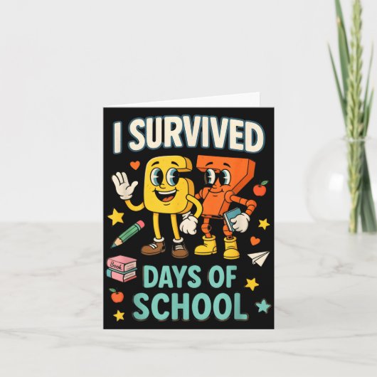 Carte I Survived 67 Days Of School Funny 67 Meme Teacher (Devant)