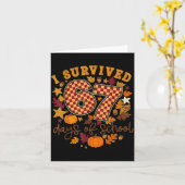 Carte I Survived 67 Days Of School Funny 67 Teachers Stu (Fleur jaune)