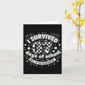 Carte I Survived 67 Days Of School Funny 67 Teachers Stu (Fleur jaune)