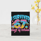 Carte I Survived 67 Days Of School Funny 6 7 Meme Teache (Fleur jaune)