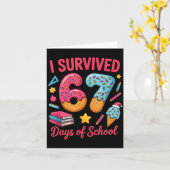 Carte I Survived 67 Days Of School Funny Six Seven 6 7 M (Fleur jaune)