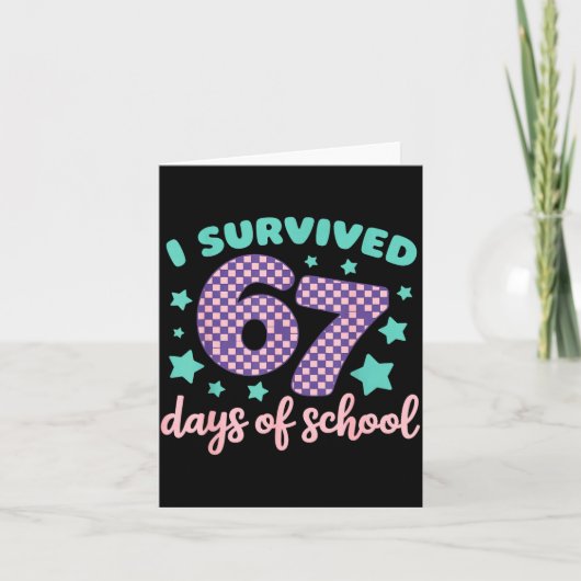 Carte I Survived 67 Days Of School Varwave 6-7  (Devant)