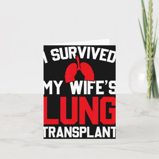 Carte I Survived My Wife's Lung Transplant, New Lung (Devant)