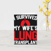 Carte I Survived My Wife's Lung Transplant, New Lung (Fleur jaune)