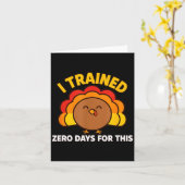 Carte I Trained Zero Days For This Funny Thanksgiving Tu (Fleur jaune)