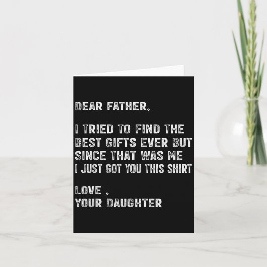 Carte I Tried To Find The Funny Father Fathers Day Mens  (Devant)
