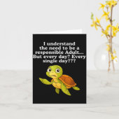 Carte I Understand The Need To Be Resnsible Adult But Ev (Fleur jaune)
