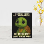 Carte I Understand The Need To Be Resnsible Adult But Ev (Fleur jaune)