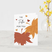 Carte I’ve Fallen for You - Pun Valentine's Day (Fleur jaune)
