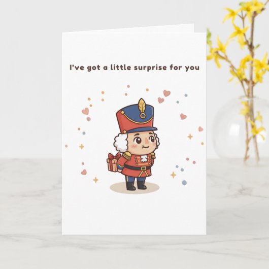 Carte I’ve Got a Little Surprise for You Card (Fleur jaune)