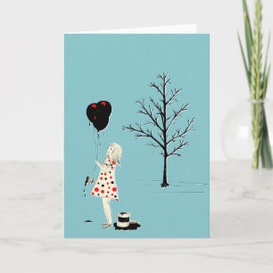 Carte I want to paint it black greeting card