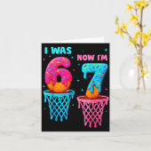 Carte I Was 6 Now I'm 7 Funny 67 Meme Ice Cream Drip Bas (Fleur jaune)