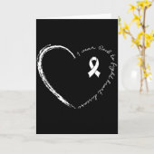 Carte I Wear Red Heart Ribbon To Fight And Heart Disease (Fleur jaune)