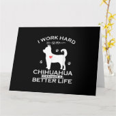 Carte I Work Hard So (Fleur jaune)