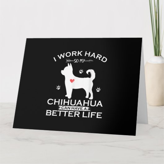 Carte I Work Hard So (Devant)