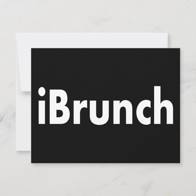 Carte iBrunch (Devant)