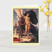 Carte Icarus et Daedalus par Frederick Leighton (Fleur jaune)