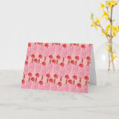 Carte Ice cream pattern | Lollies pattern | lollipop 2 (Fleur jaune)