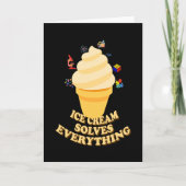 Carte Ice Cream Solves Everything (Devant)