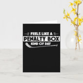 Carte Ice Hockey Feels Like A Penalty Box Kind Of Day Fu (Fleur jaune)