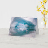 Carte Iceberg à arche ouverte | Antarctique (Fleur jaune)