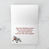 Carte Icelandic Horse Christmas (Intérieur)