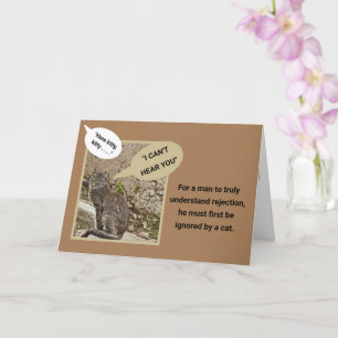 CARTE "ICI KITTY, KITTY"/CUTE CAT IGNORANT PROPRIÉTAIRE