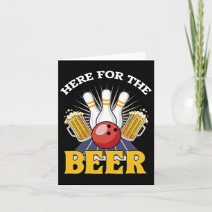 Carte Ici Pour Boire La Bière Bowling