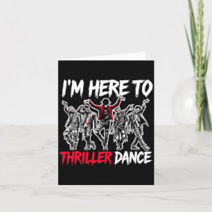 Carte Ici pour danser drôle Halloween Zombie Party Premi
