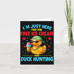 Carte Ici pour la glace et la chasse au canard
