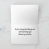 CARTE ICI POUR "VOUS" QUAND VOUS AUREZ BESOIN DE MOI (Intérieur)