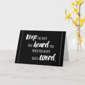 CARTE ICI POUR "VOUS" QUAND VOUS AUREZ BESOIN DE MOI (Fleur jaune)