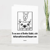 Carte-Ici simple de jour de conscience une carte (Dos)