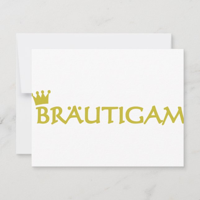Carte Icône Bräutigam (Devant)