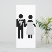 Carte icône couple nuptial (Debout devant)