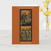 Carte Icône de la Nativité éthiopienne (Fleur jaune)