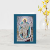 Carte Icône de la Résurrection du Christ (Fleur jaune)