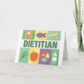 Carte Icone diététique professionnelle Conçu (Devant)