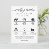 Carte Icône d'itinéraire de mariage et de bienvenue de m (Debout devant)