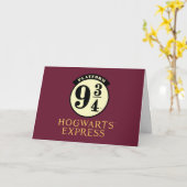 Carte Icône EXPRESS de la plate-forme 9 3/4 HOGWARTS™ (Fleur jaune)