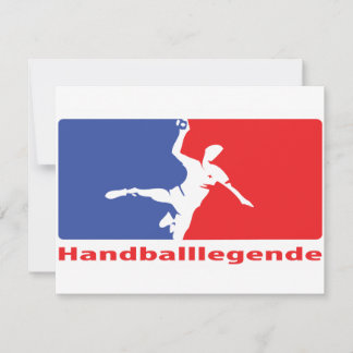 Carte Icône Handball Legende