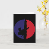 Carte Icône Karate (Fleur jaune)