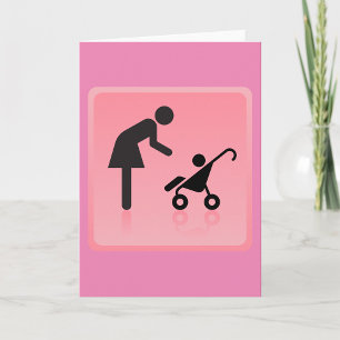 Carte Icône Mère Et Enfant