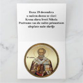Carte Icône orthodoxe de Saint Nicolas 10 (Intérieur)