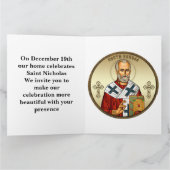 Carte Icône orthodoxe Saint Nicolas 09 (Intérieur)