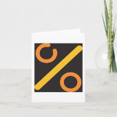 Carte Icône Pourcentage