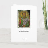 Carte Icône Saint Patrick sur Vert (Dos)