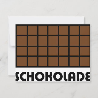 Carte icône Schokolade