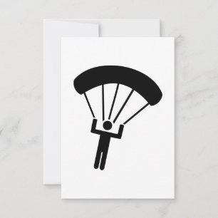 Carte Icône Skydiving